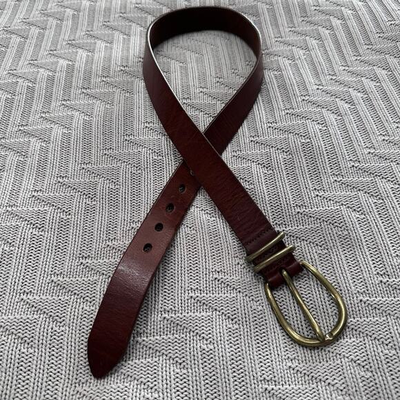 Gap brown leather women's belt size S - Picture 1 of 6